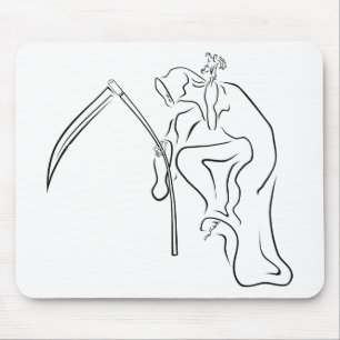 Gevatter / Godfather / Grim HIP HOP Mouse Pad