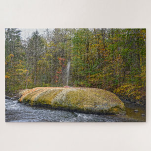 Geyser Island Spouter, Saratoga Springs, New York Jigsaw Puzzle