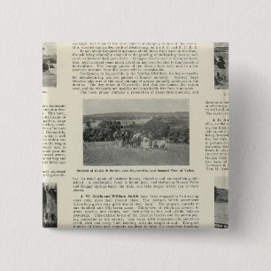 Geyserville, California 2 Inch Square Button