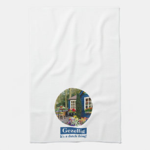 Gezellig, it's a dutch thing! kitchen towel