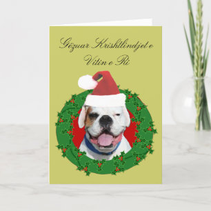 Gëzuar Krishtlindjet and Vitin and Ri boxer card