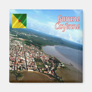 GF - French Guyana - Cayenne Magnet