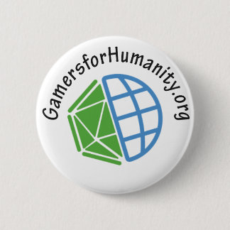 GfH Button, White Round, With Website 2 Inch Round Button
