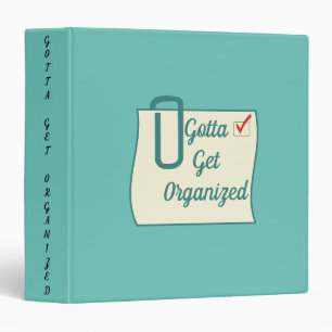 GFun Gotta Get Organized Checklist Office School Binder