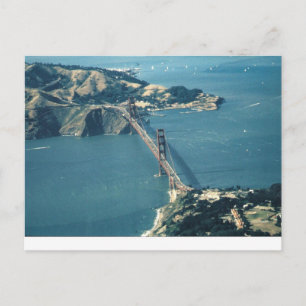 GG Bridge Marin Headlands Postcard