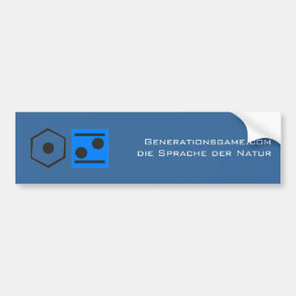 GG Button Bumper Sticker