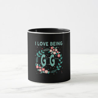 gg i love being gigi great grandmor gift mug