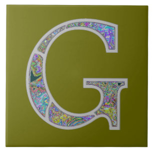 Gg Illuminated Monogram Tile