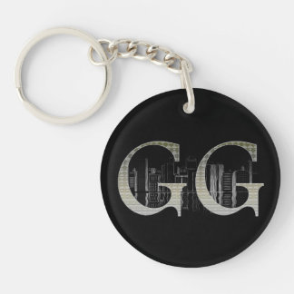 GG Initials Keychain
