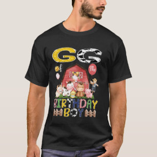 GG Of The Birthday Boy 1St Birthday Red Cow Farm T-Shirt