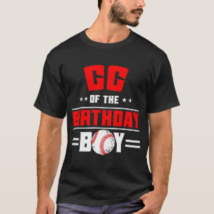 GG Of The Birthday Boy Baseball Theme Family Bday T-Shirt