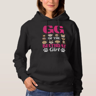 GG Of The Birthday Girl Dog Paw Bday Party Celebra Hoodie