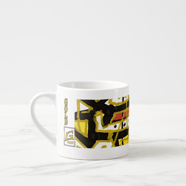 GGAST Candy jar -GOLD Collection Espresso Cup (Left)