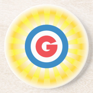 GGCS Sunburst Sandstone Coaster