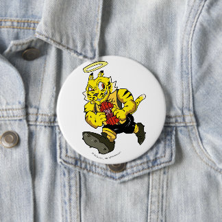 GGFL EY Tigers Mascot 4 Inch Round Button