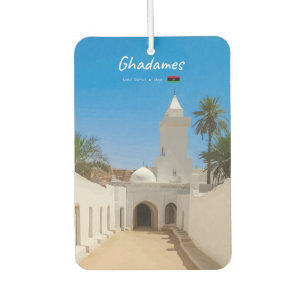 Ghadames, Libya - White Mosque Air Freshener