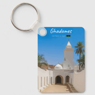 Ghadames, Libya - White Mosque Classic Keychain