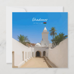 Ghadames, Libya - White Mosque Invitation
