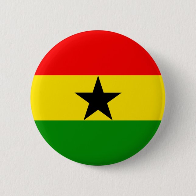 Ghana 2 Inch Round Button (Front)