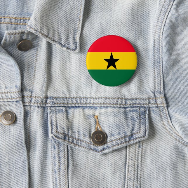 Ghana 2 Inch Round Button (In Situ)