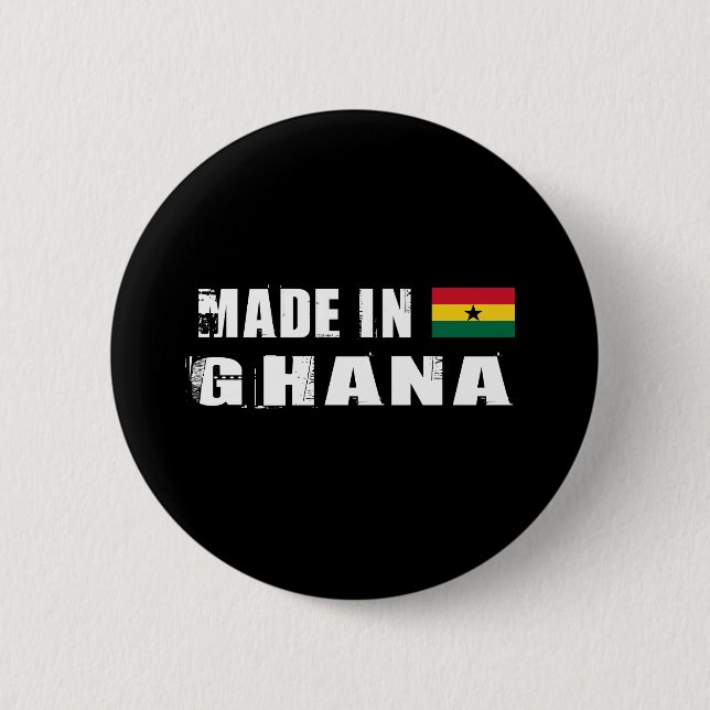 GHANA 2 INCH ROUND BUTTON (Front)