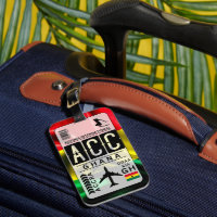 Ghana Accra ACC Airport Luggage Tag
