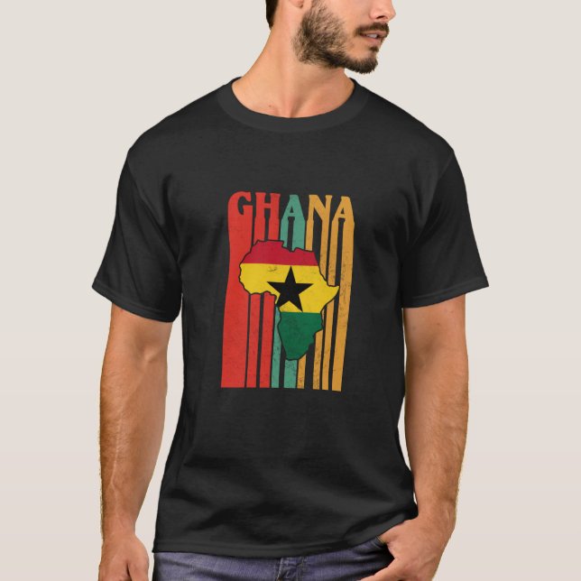 Ghana African Pride And Heritage T-Shirt (Front)