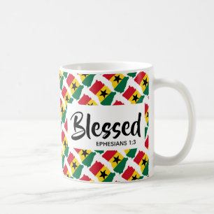 GHANA Blessed Ephesians Scripture Christian Coffee Mug