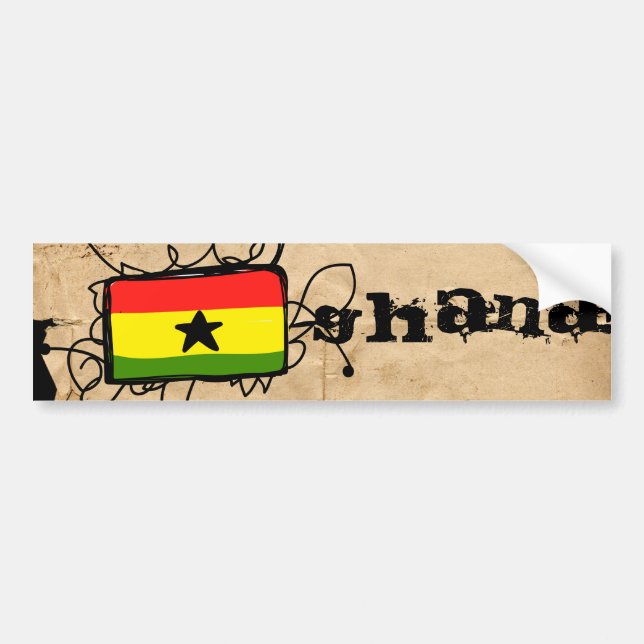 Ghana Bumper Sticker (Front)
