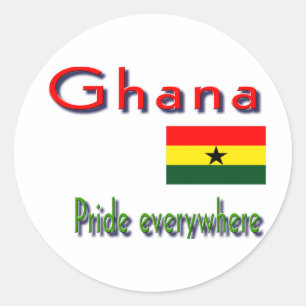 Ghana Classic Round Sticker