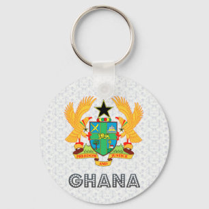 Ghana Coat of Arms Keychain