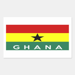 ghana country flag text name sticker