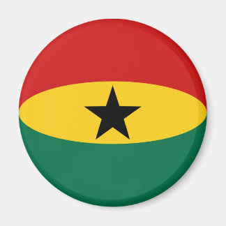 Ghana Fisheye Flag Magnet