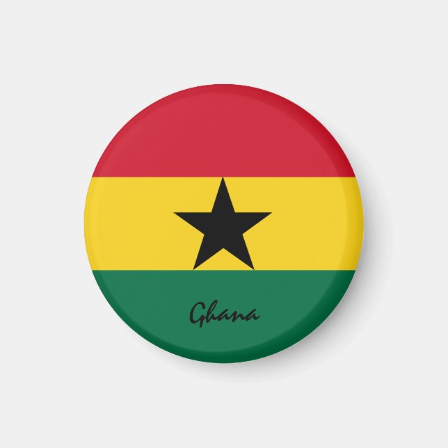 Ghana flag & African - travel/sports fans Magnet (Front)