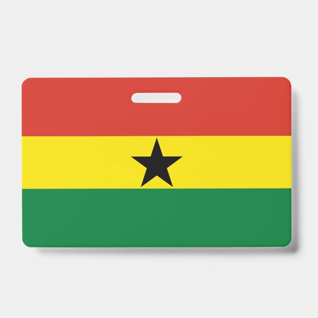 Ghana flag badge (Front)