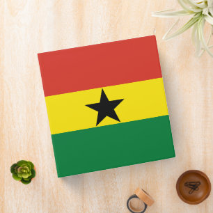 Ghana flag binder