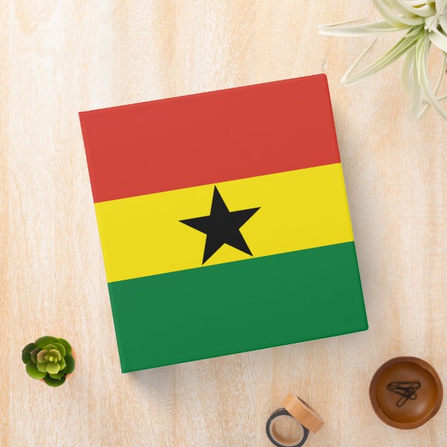 Ghana flag binder (In Situ)
