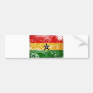 Ghana Flag Bumper Sticker