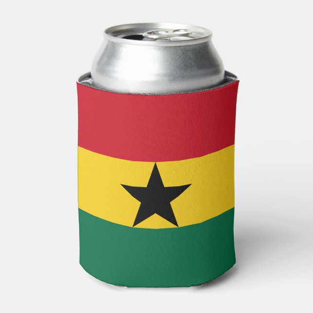 Ghana Flag Can Cooler (Can Front)