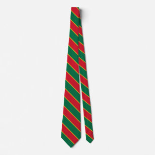 Ghana Flag Colours Elegant Tie