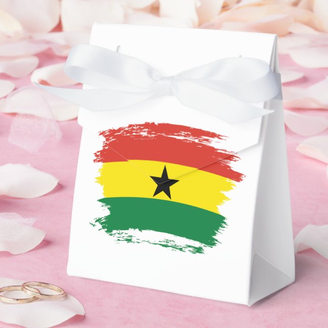 Ghana flag favor box (Wedding)