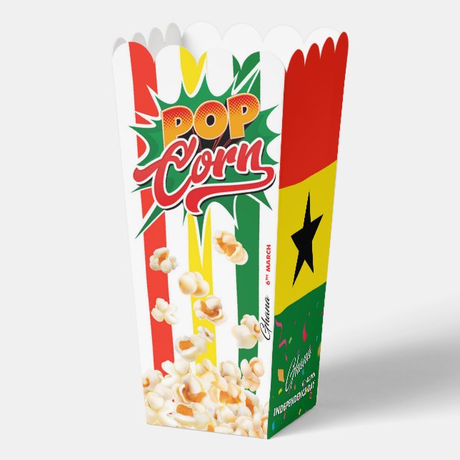 Ghana flag favor box (Back)