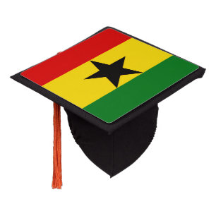 Ghana Flag Graduation Cap Topper