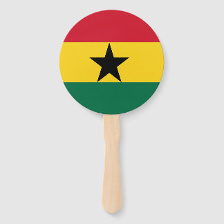 Ghana Flag Hand Fan