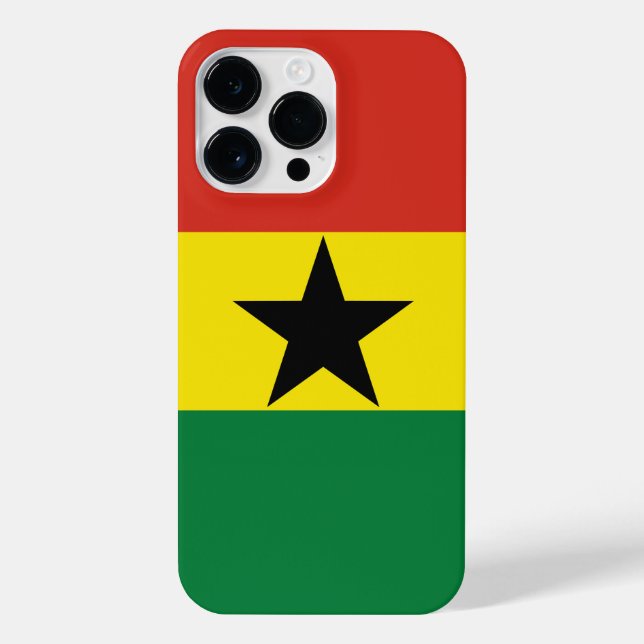 Ghana flag iPhone case (Back)