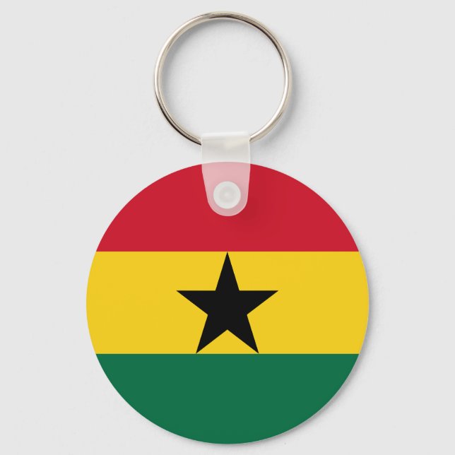 Ghana Flag  Keychain (Front)