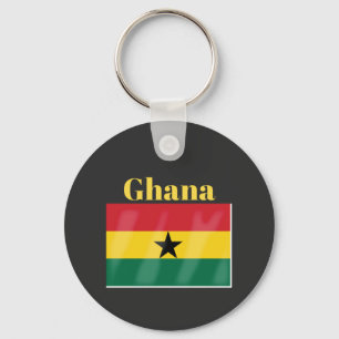 Ghana Flag Keychain