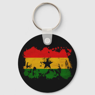 Ghana Flag Keychain