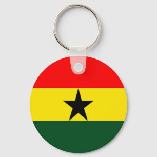 Ghana flag keychain