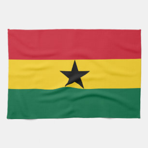 Ghana Flag Kitchen Towel